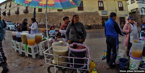 Chicha de jora in Peru
