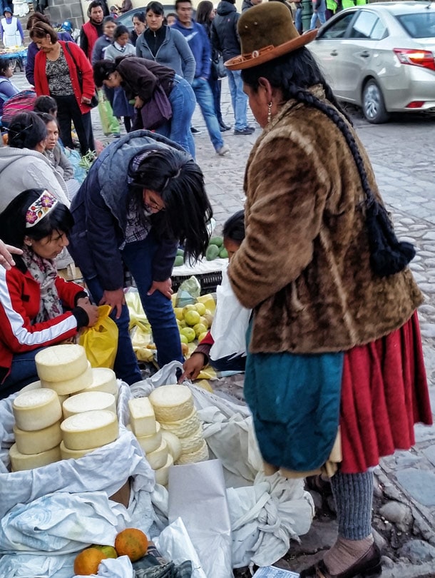 Cheese from Peru