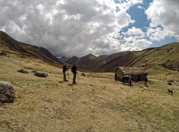 On the way during trekking to Lares