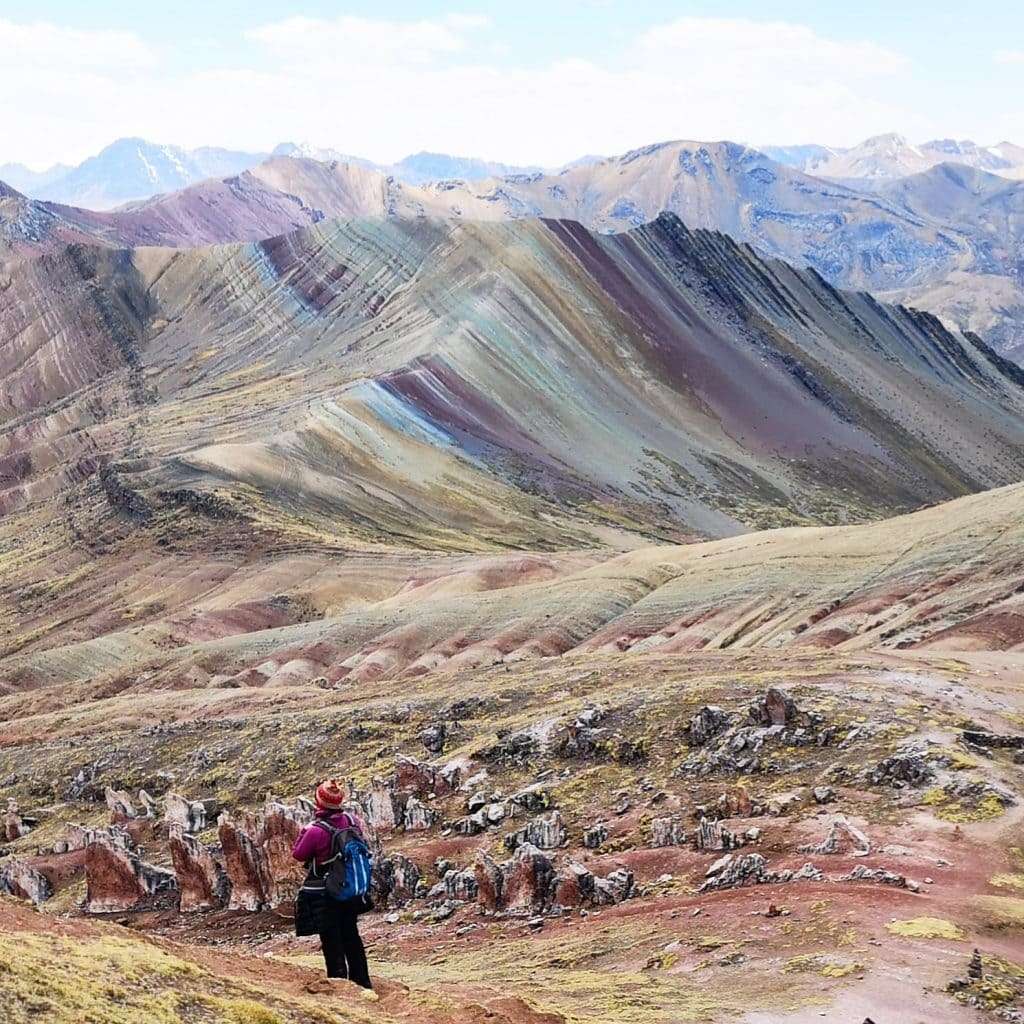 Tęczowe góry Peru region Cusco
