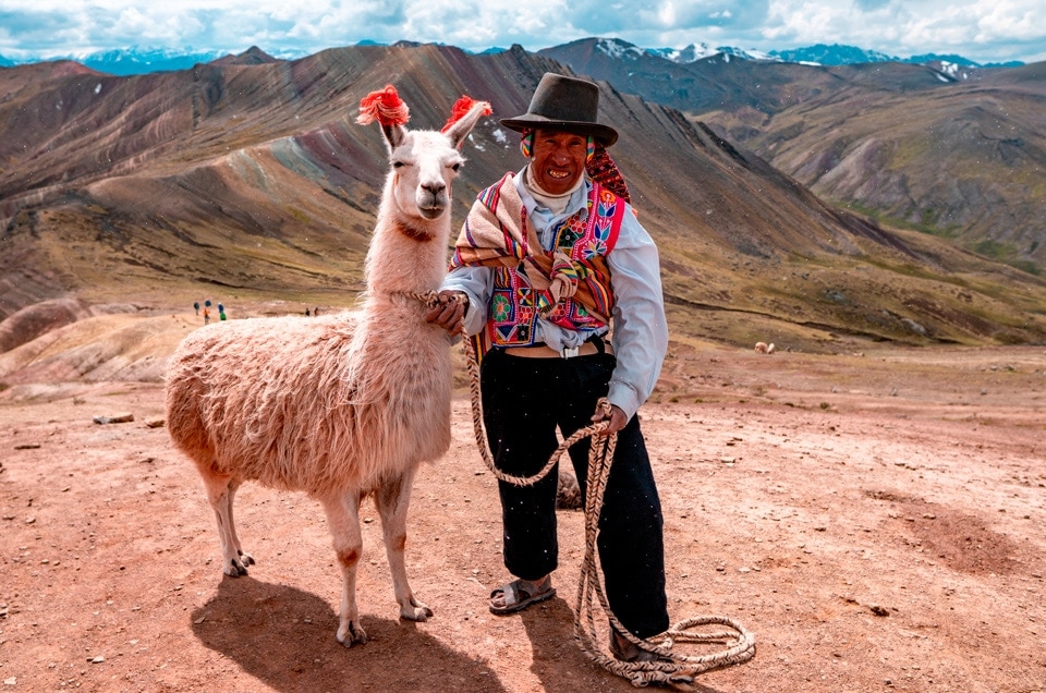 The Rainbow Mountains in Cusco and Biking in the Andes