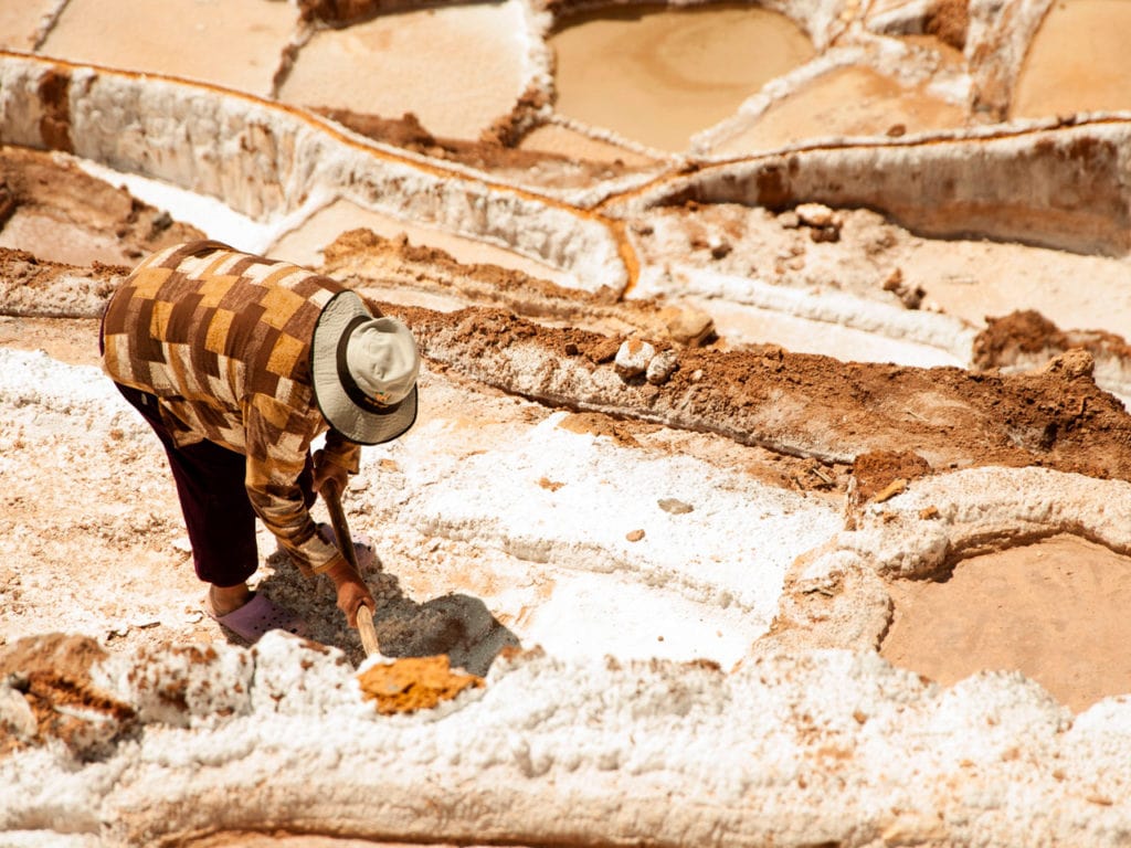 Kopalnia Soli w Salineras de Maras Peru