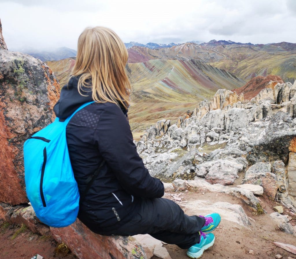 Tęczowe Góry Palcoyo w Peru